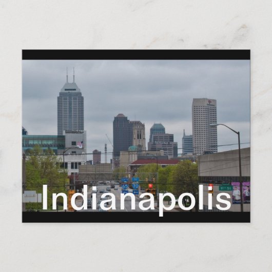 INDIANAPOLIS POSTKARTE (Vorderseite)