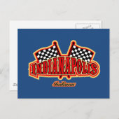 Indianapolis Postkarte (Vorne/Hinten)