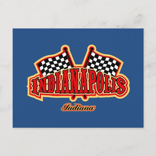 Indianapolis Postkarte (Vorderseite)