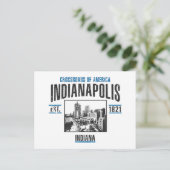 Indianapolis Postkarte (Stehend Vorderseite)