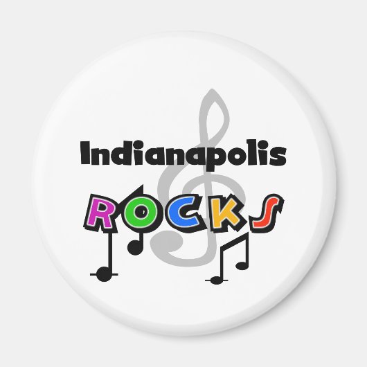 Indianapolis Rocks Magnet (Vorne)