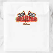 Indianapolis Runder Aufkleber (Tasche)