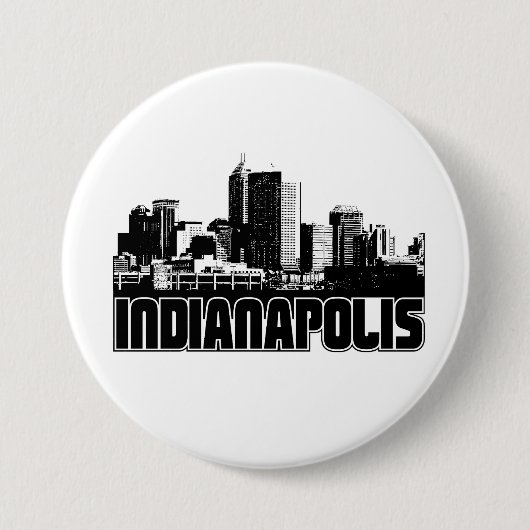 Indianapolis-Skyline Button (Vorderseite)