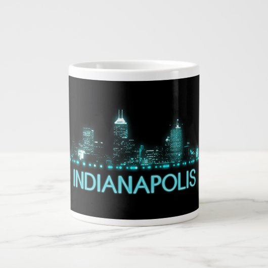 Indianapolis Skyline Jumbo-Tasse (Vorderseite)