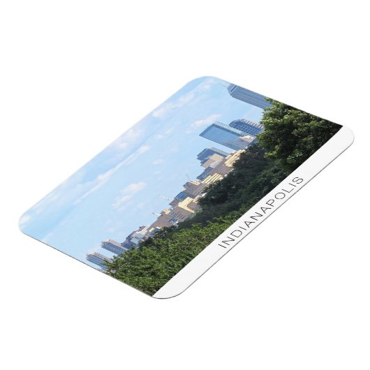 Indianapolis Skyline Magnet (Linke Seite)
