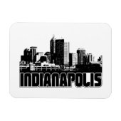 Indianapolis Skyline Magnet (Horizontal)