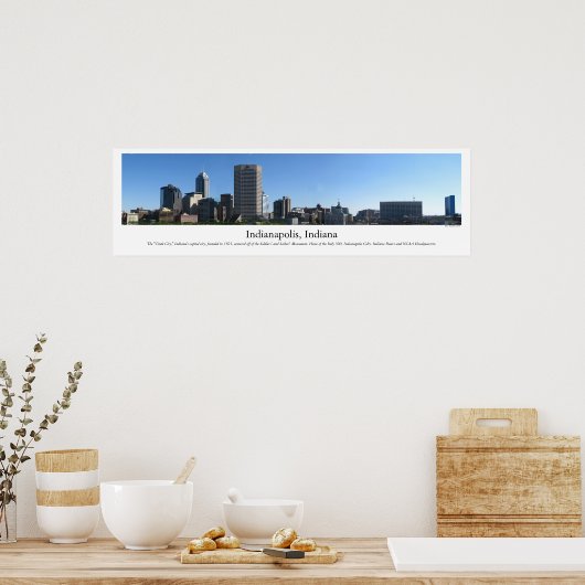 Indianapolis Skyline Poster (Küche)
