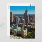 Indianapolis Skyline Postkarte (Vorne/Hinten)