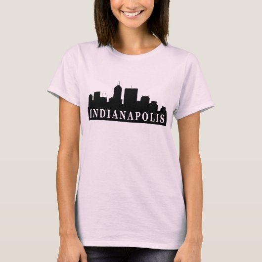 Indianapolis-Skyline T-Shirt (Vorderseite)