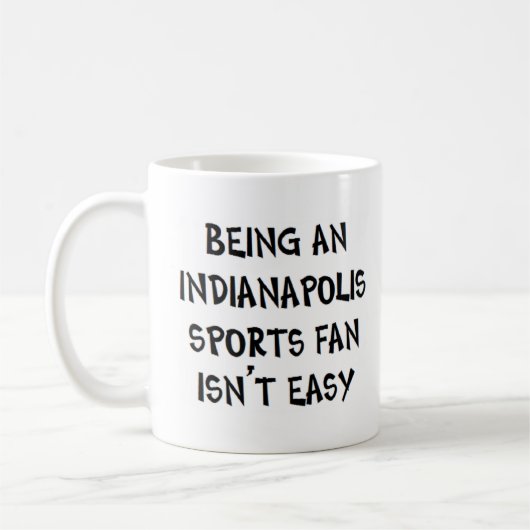 Indianapolis-Sportfan, zu sein Kaffeetasse (Links)