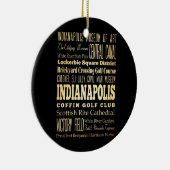Indianapolis-Stadt der Keramikornament (Rechts)
