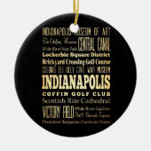 Indianapolis-Stadt der Keramikornament (Vorne)