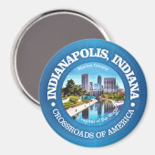Indianapolis (Städte) Magnet (Vorderseite/Rückseite)