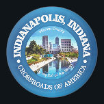 Indianapolis (Städte) Magnet<br><div class="desc">Indianapolis,  Indiana.</div>