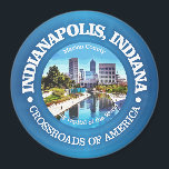 Indianapolis (Städte) Magnet<br><div class="desc">Indianapolis,  Indiana.</div>