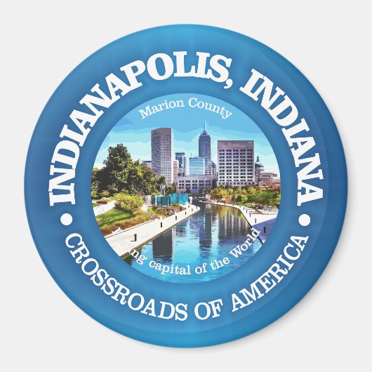 Indianapolis (Städte) Magnet (Vorne)