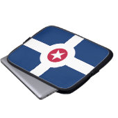 Indianapolis Stadtflagge Laptop-Sieb Laptopschutzhülle (Vorne Knopf)
