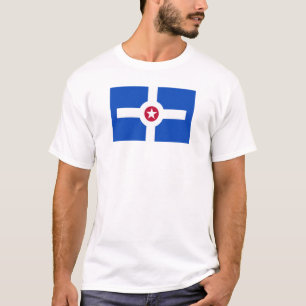Indianapolis Stadtflagge T-Shirt