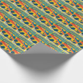 Indianapolis | Vintager Racer Geschenkpapier (Ecke)