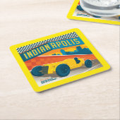 Indianapolis | Vintager Racer Rechteckiger Pappuntersetzer (angewinkelt)