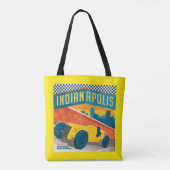 Indianapolis | Vintager Racer Tasche (Rückseite)