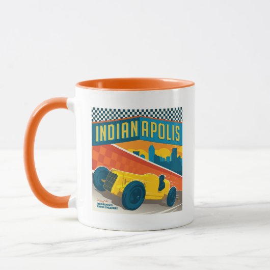 Indianapolis | Vintager Racer Tasse (Links)