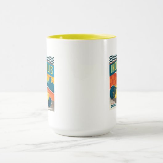 Indianapolis | Vintager Racer Tasse (Zentrum)
