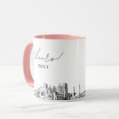 Indianapolis Wedding Personalisiert Coffee Tasse (Vorderseite Links)