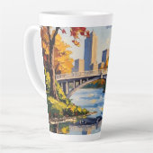 Indianapolis White Bridge Over the White River  Milchtasse (Linke Ecke)