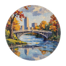 Indianapolis White Bridge Over the White River Schneidebrett