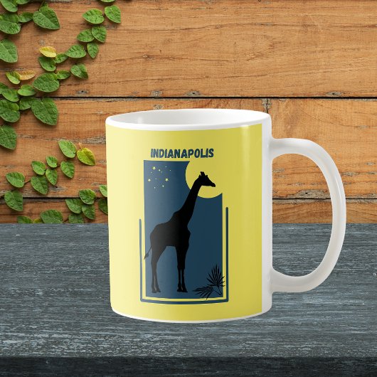 Indianapolis Zoo Indiana Vintage Giraffe Kaffeetasse