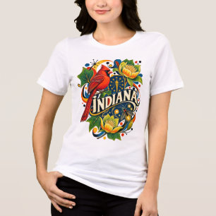 Indianas wunderbare Tierwelt Tri-Blend Shirt