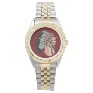 „Indianer“ Armbanduhr