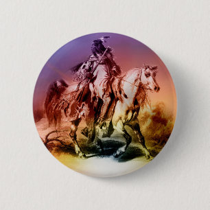 Indianer Button