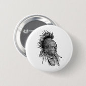 Indianer Button (Vorne & Hinten)