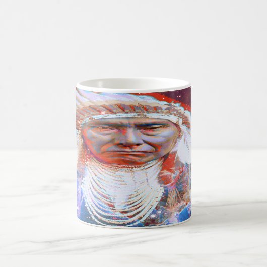 Indianer Crazy Horse Kaffeetasse (Mittel)