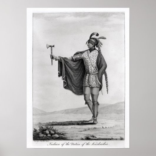 Indianer der Nation von Kaskaskia Poster (Vorne)