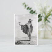 Indianer der Nation von Kaskaskia Postkarte (Stehend Vorderseite)