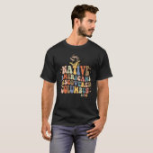 Indianer entdeckten Columbus 1492 Columbus T-Shirt (Vorne ganz)