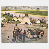 INDIANER FLEECEDECKE (Vorderseite (Horizontal))