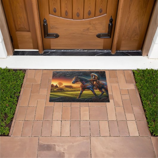Indianer Fußmatte (Außenbereich)