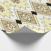 Indianer Geschenkpapier (Ecke)