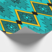 Indianer Geschenkpapier (Ecke)