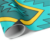 Indianer Geschenkpapier (Rolleneckpunkt)