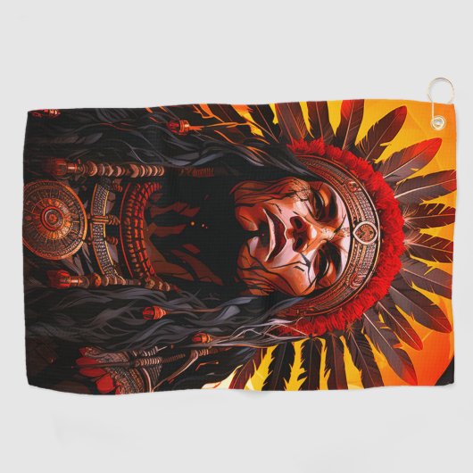 Indianer Golfhandtuch (Horizontal)