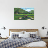 Indianer grüßen die aufsteigende Sonnenstatue Leinwanddruck (Insitu (Schlafzimmer))