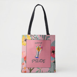 Indianer Immer Noch Da Ayasha Cartoon Blumen Tasche