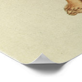 Indianer in Body Paint Poster (Ecke)