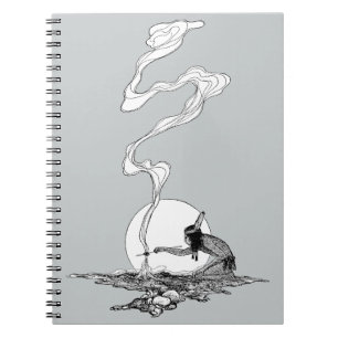 Indianer in Seiner Einsamkeit von NC Wyeth Vintage Notizblock