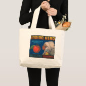 Indianer Jumbo Stoffbeutel (Vorderseite (Produkt))